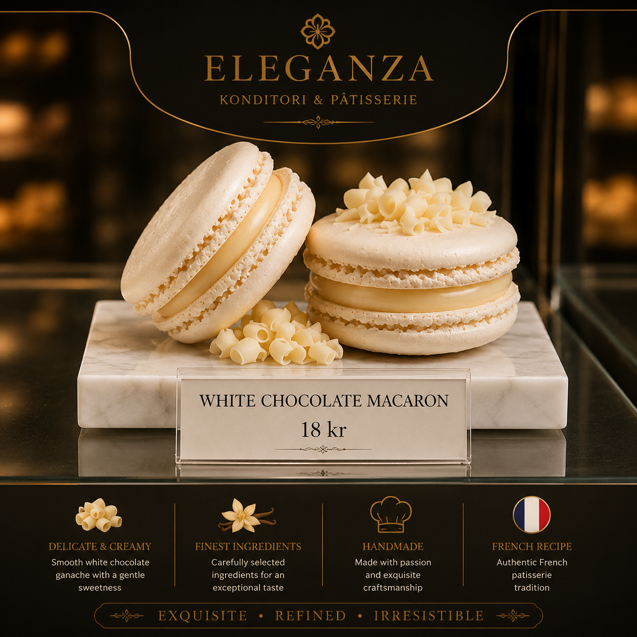 White Chocolate Macaron