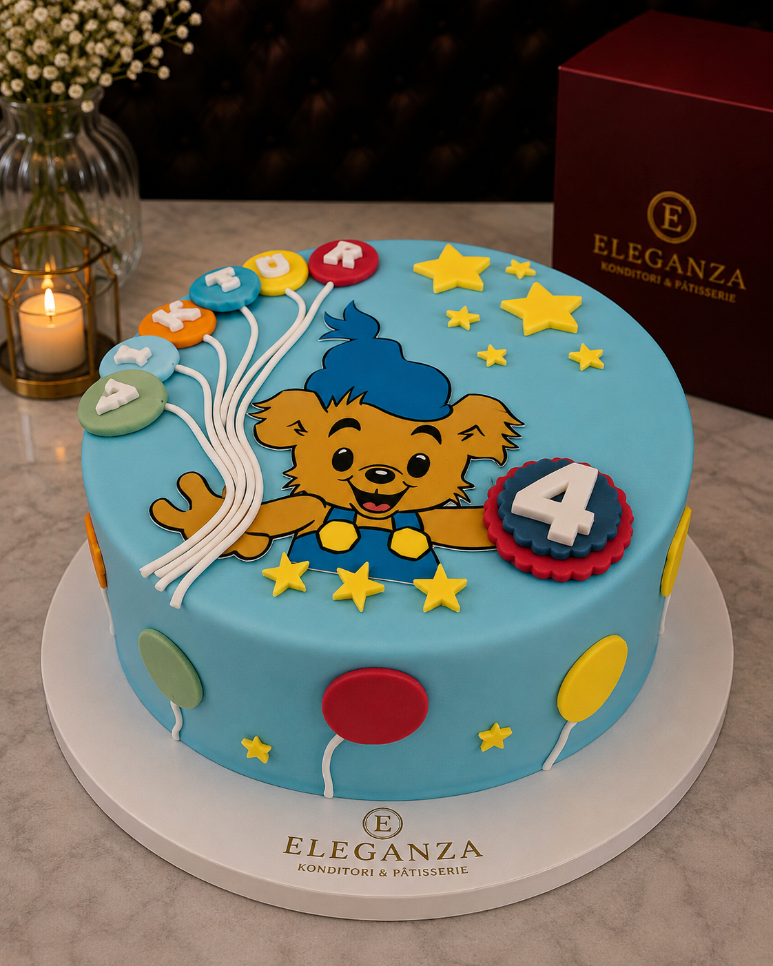 Bamse Ballongtårta