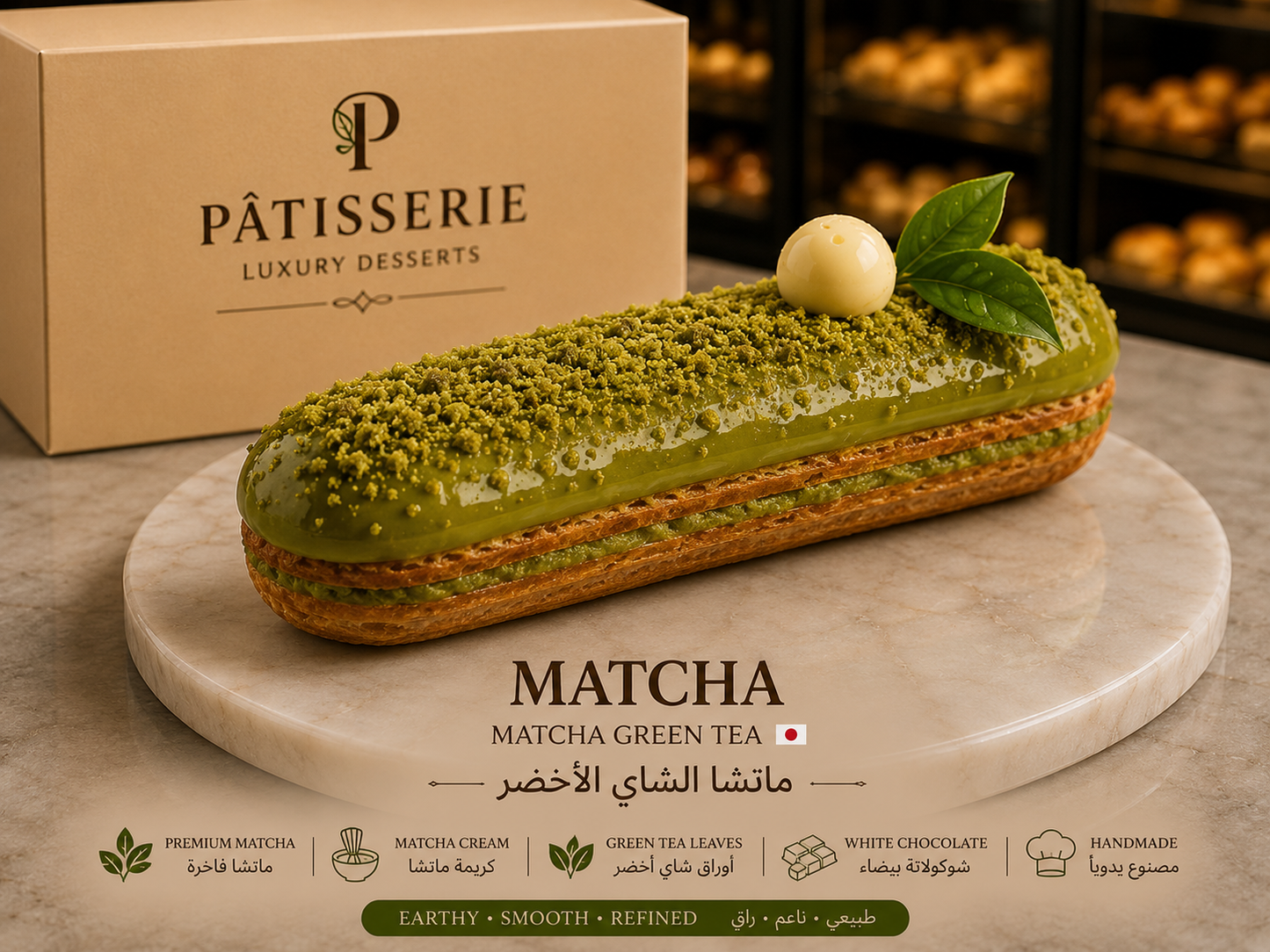 Éclairs MATCHA