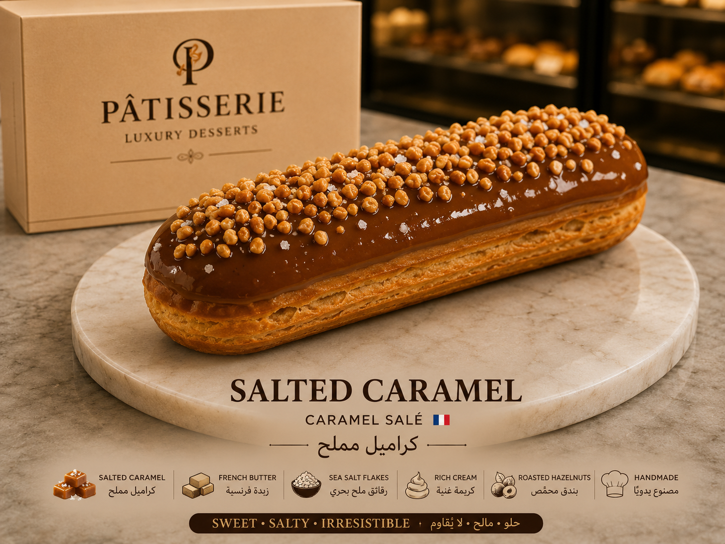 Éclairs SALTED CARAMEL