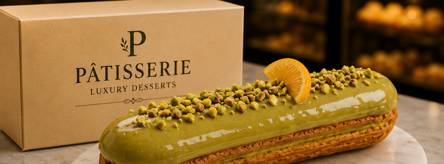 Éclairs PISTACHIO & ORANGE