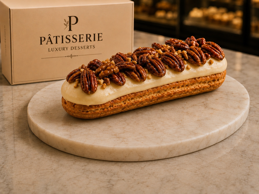 🇮🇹 Italiensk Vanilj & Pekan Éclair