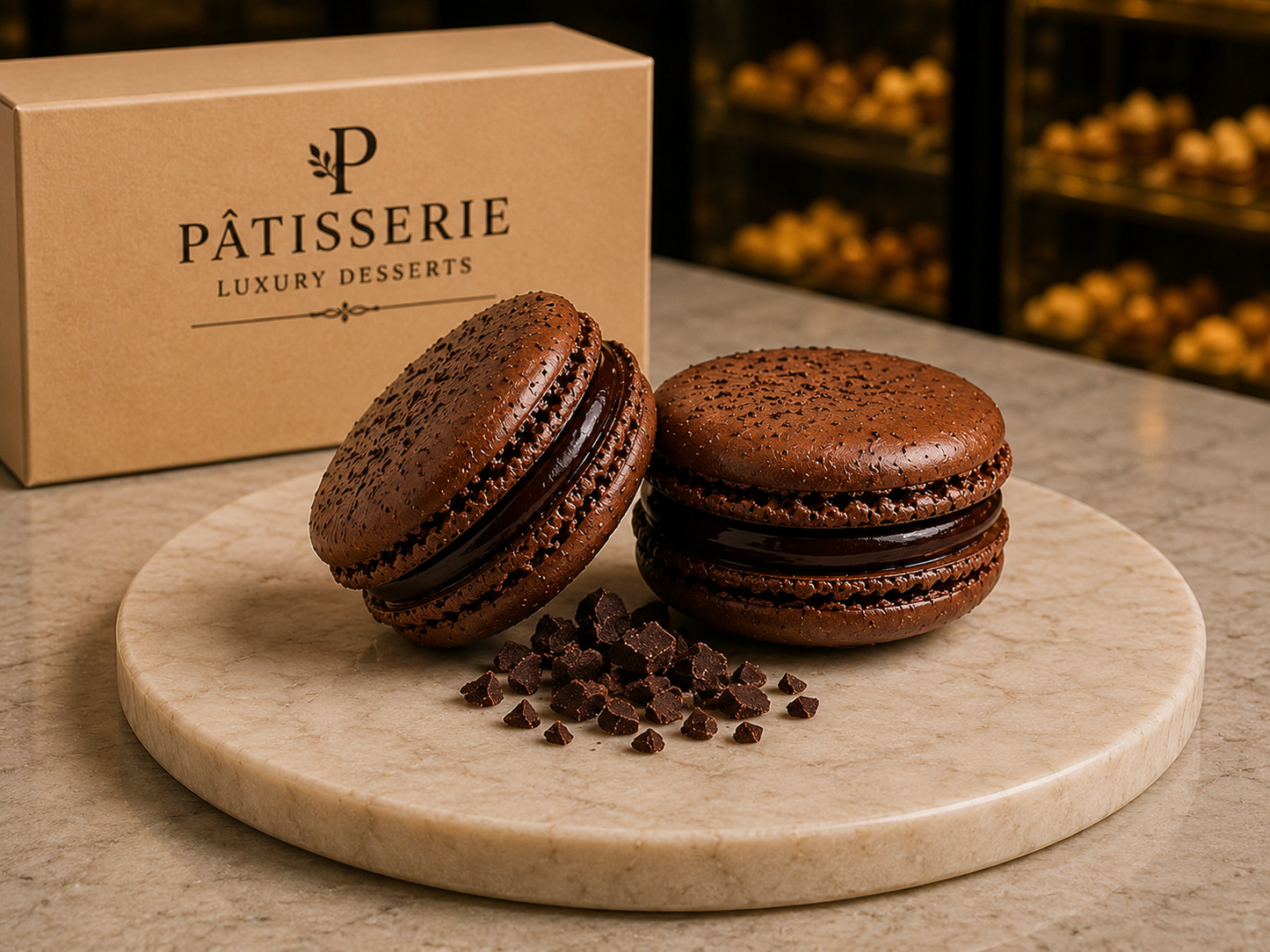 🇫🇷 Fransk Choklad Macaron