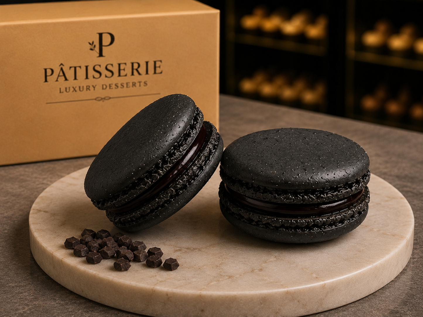 🇫🇷 Fransk Black Velvet Macaron