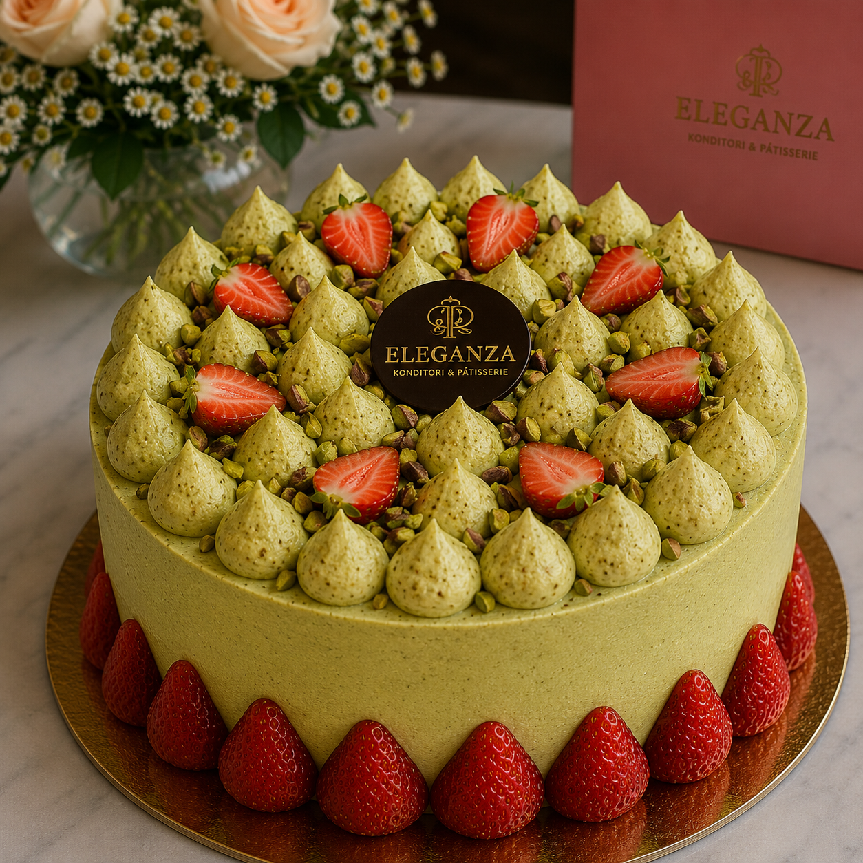 Eleganza Pistage & Jordgubb Deluxe 🍓💚