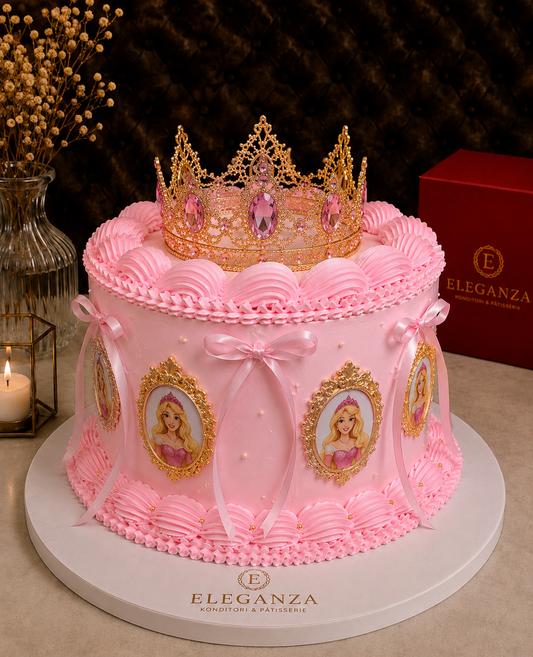 Royal Princess Crown Cake 👑