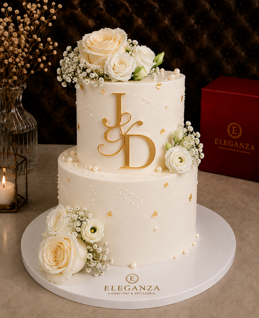 Eleganza Pearl Wedding Cake