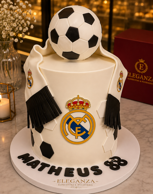 Real Madrid Fotbollstårta